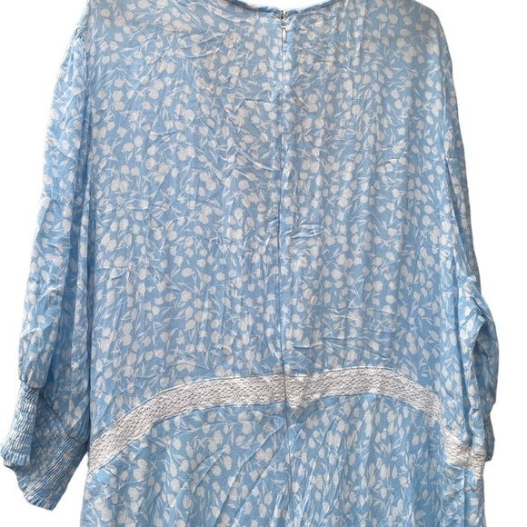 RIXO for Target Floral Puff Sleeve Swing Dress | Size: 28W/30 W - Picture 4 of 13